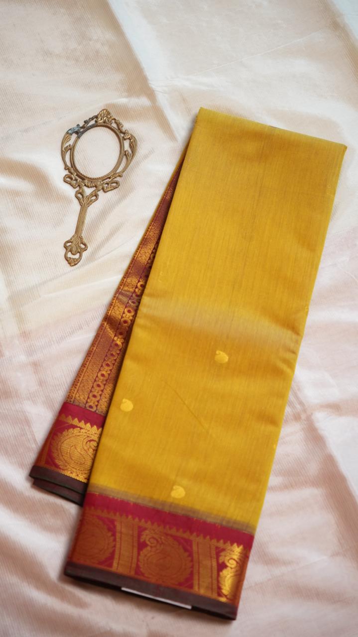 Kanchi Semi Silk Saree  - 01-03-16-23 (GOLD SAMPANGA)
