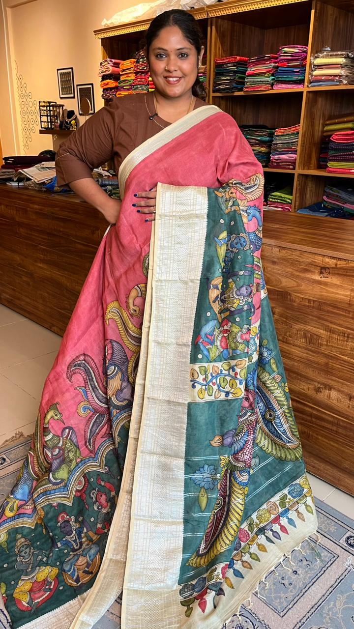 Pen Kalamkari Saree -02-04-01-06