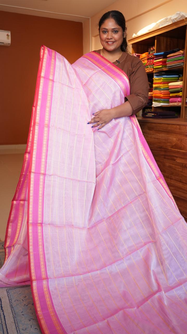 Devendra 10.5 Yards Madisar Saree - 12-12-01-10.5Y-02  (Paneer Roja Madisar)