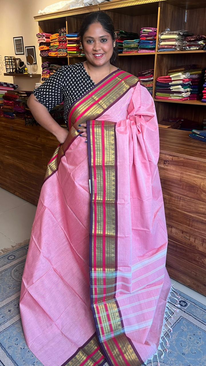 Kanchi Cotton Saree - 01-03-01-18