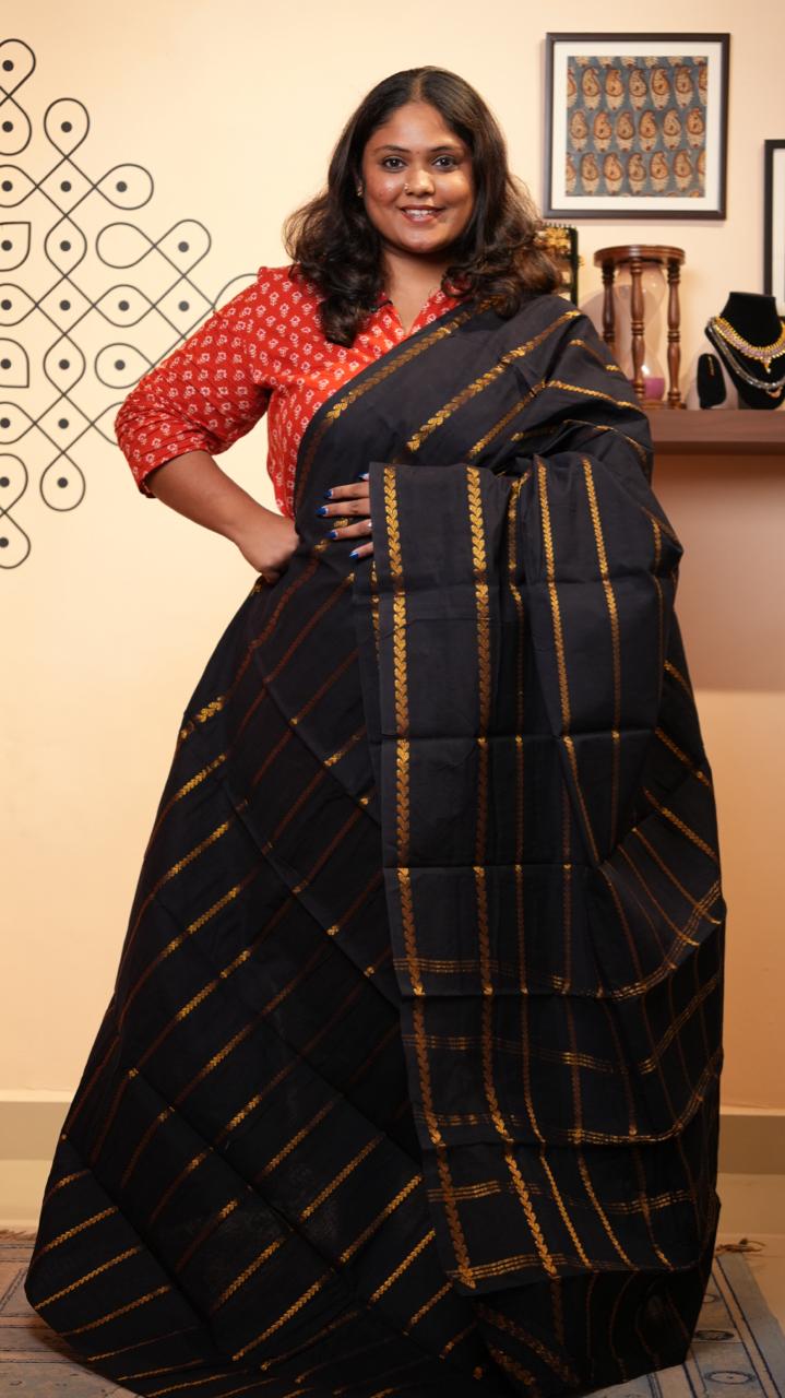 Veldhari Madurai Cotton Saree-11-04C-09-5.50Y-05 (EVERTON MINTS)