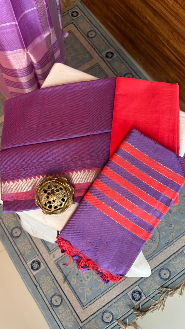 Mangalgiri Silk Cotton Salwar Set - 15-04-04-08 (Laksh)