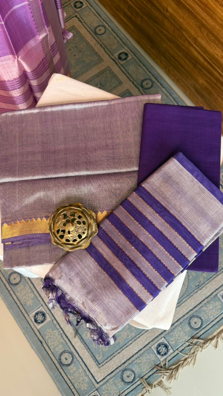 Mangalgiri Silk Cotton Salwar Set - 15-04-04-02 (Laksh)