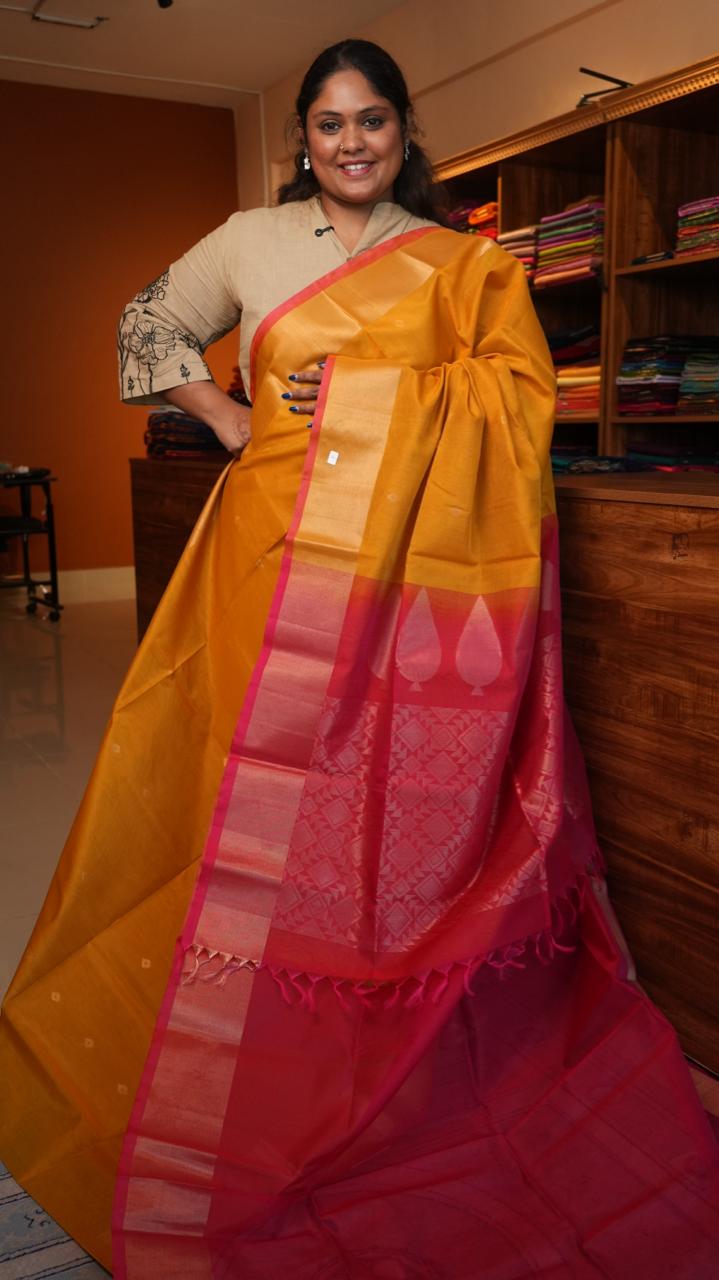 Kora Silk Cotton Saree - 04-04-03-01 (TOPAZ)