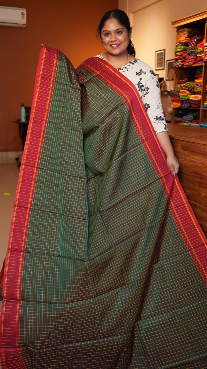 Devendra 10.5 Yards Madisar - 12-01C-09-10.5Y-01 (Vanam)