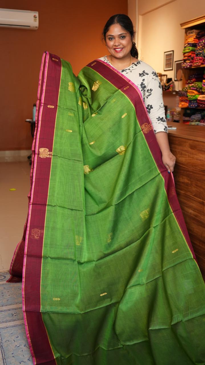 Devendra 10.5 Yards Madisar - 12-11C-06-10.5Y-01 (VETRILAI)