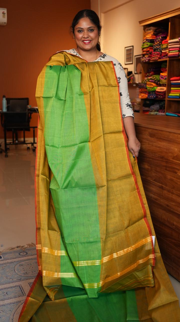 Devendra 10.5 Yards Madisar - 12-05-04-10.5Y-01 (MANJAL ARUGAM)