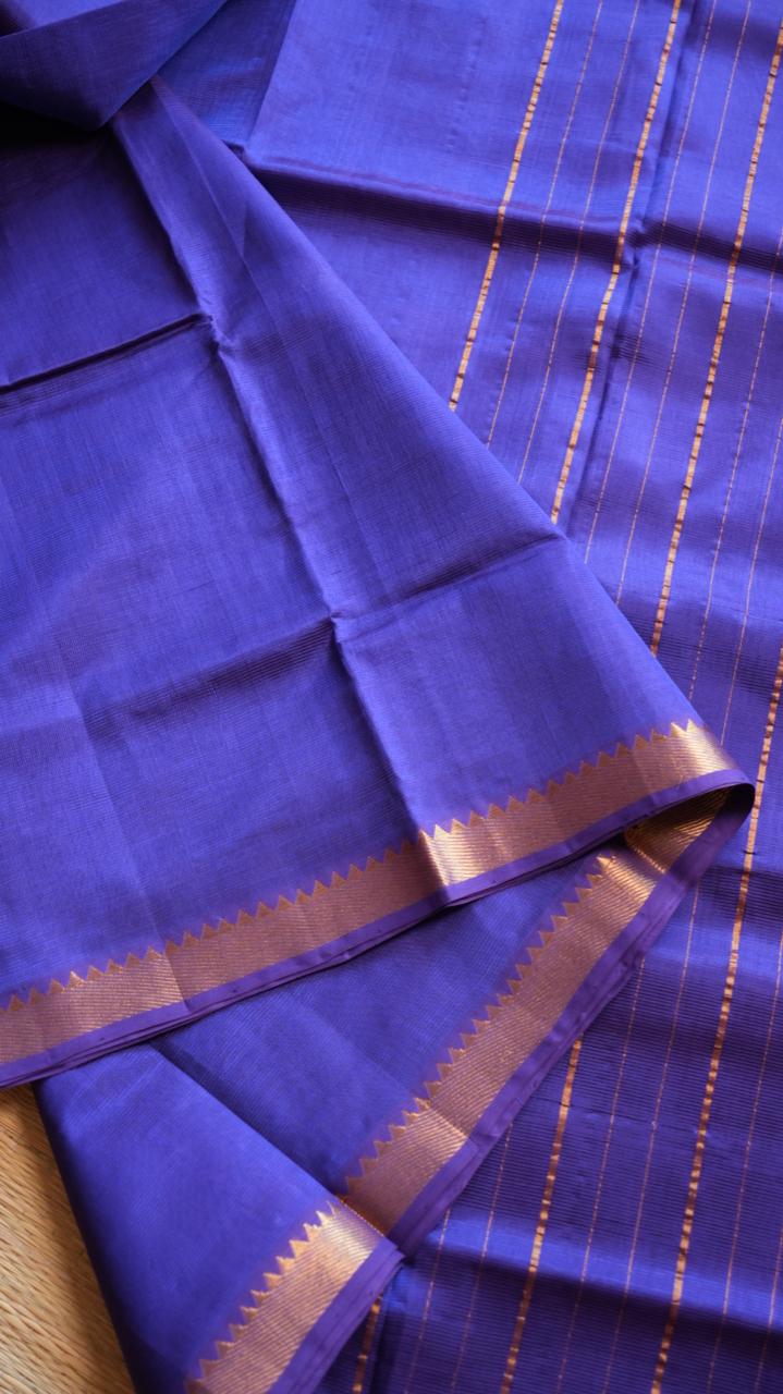 Mangalgiri Silk Cotton Saree - 15-05-02-05 (CALLA LILLY)