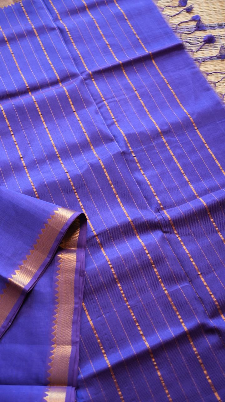 Mangalgiri Silk Cotton Saree - 15-05-02-05 (CALLA LILLY)