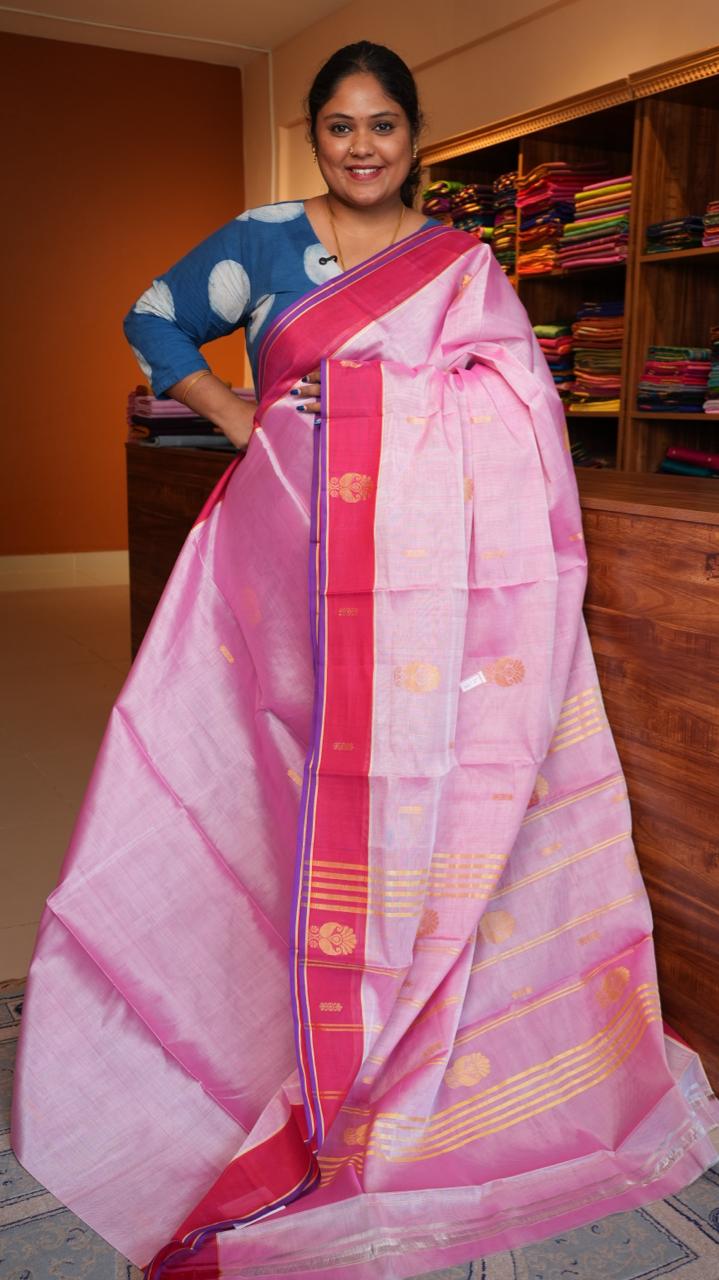 Devendra 7 Yards Saree  - 11-05C-05-7Y-01 (PANEER JAMUN)