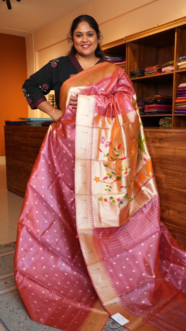 Paithani Semi Silk Sarees - 44-05-06-01 (PYAZI)