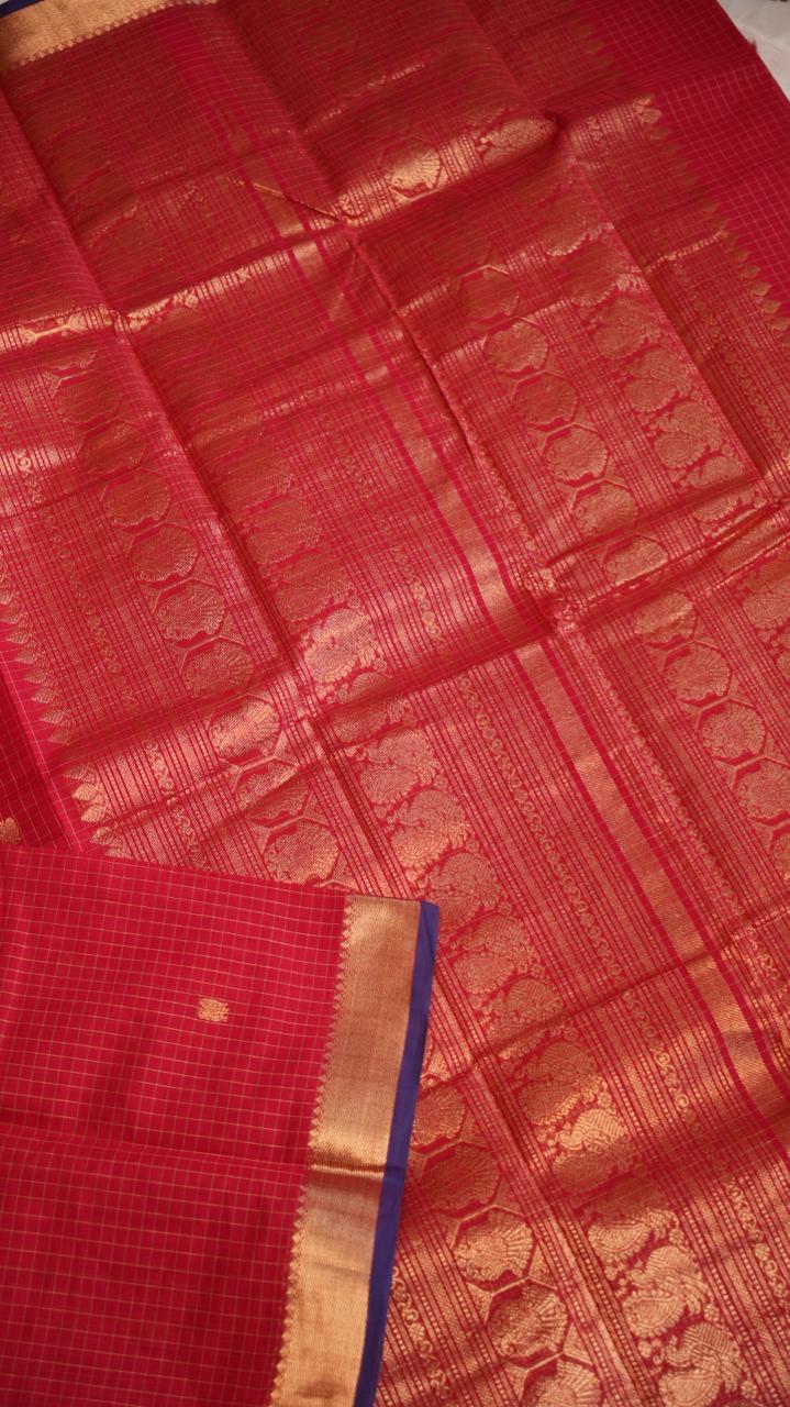 Grand Kanchi Cotton Sarees - 01-03-20-PCS-01 ( SEVVARALI)