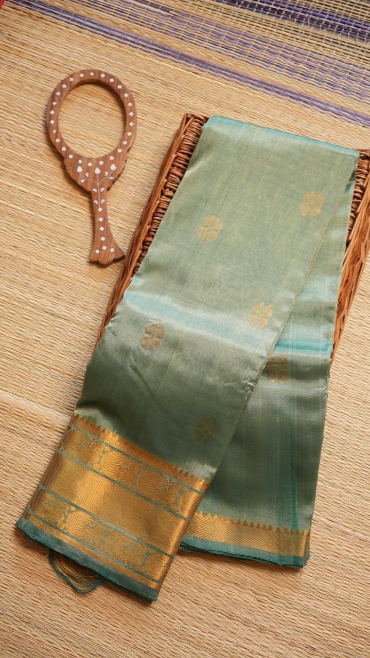 Mangalgiri Kanchi Border Saree - 15-04-03-07 (GODAVARI NEERU)