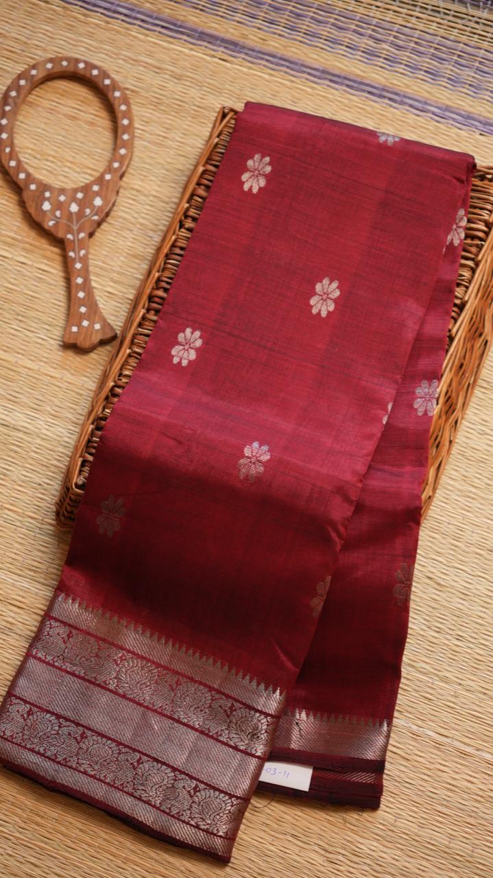 Mangalgiri Kanchi Border Saree - 15-04-03-11 (GORINTAKU)
