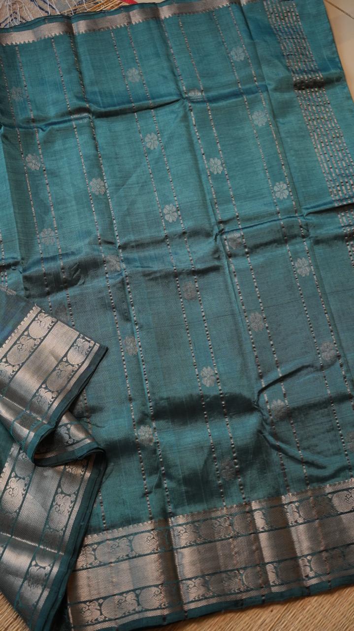 Mangalgiri Kanchi Border Saree - 15-04-03-02 ( NEMALI KANTHAM)