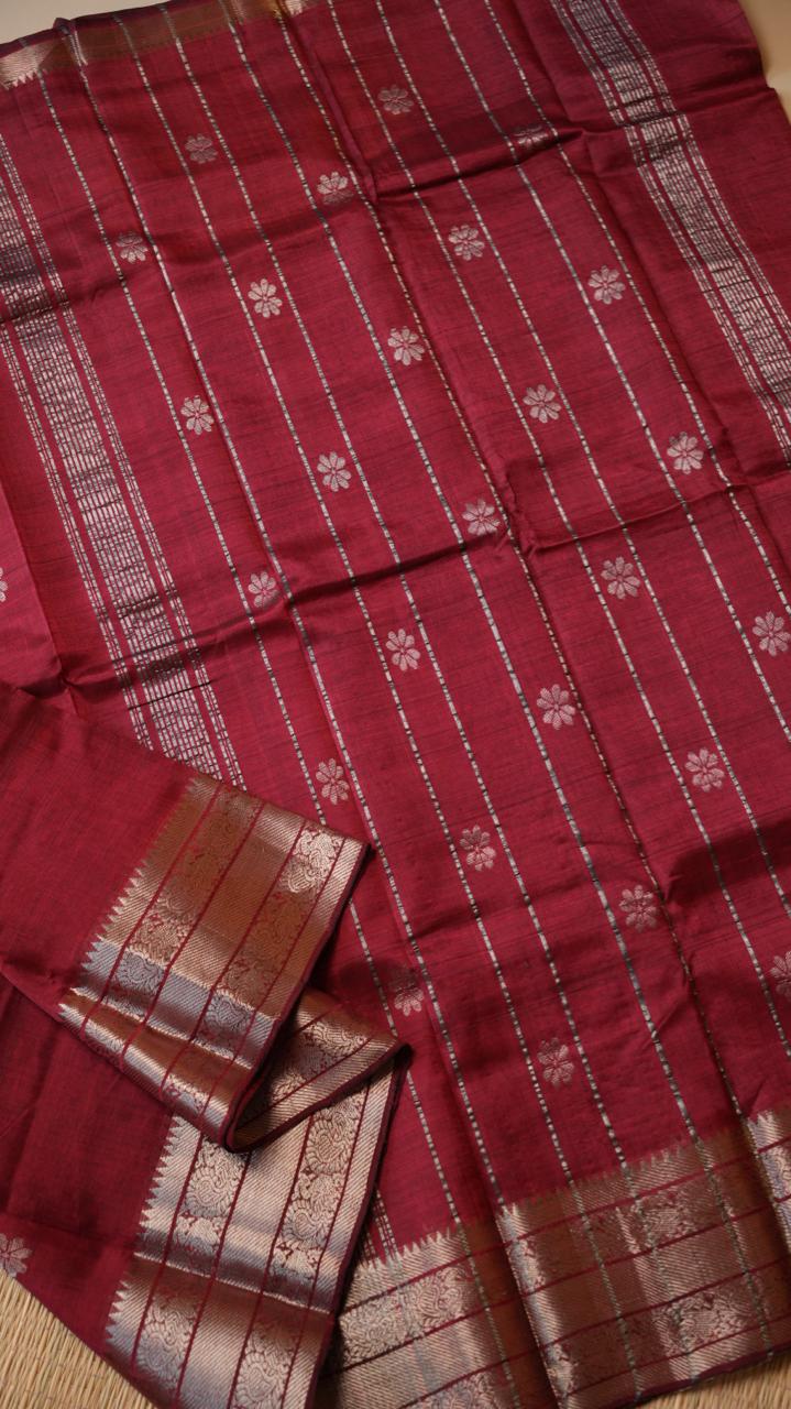 Mangalgiri Kanchi Border Saree - 15-04-03-11 (GORINTAKU)