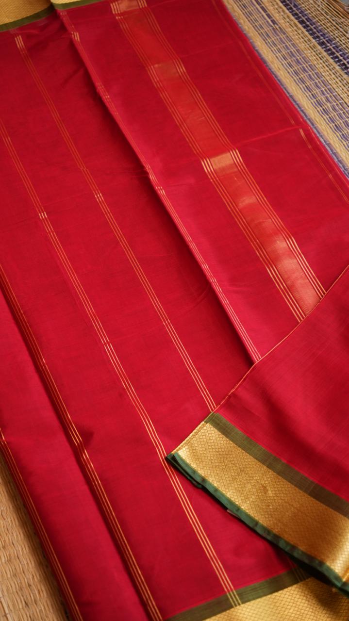 Devendra 7 Yards Saree - 11-02B-7Y-09-01 (GUNDU MILAGAI)