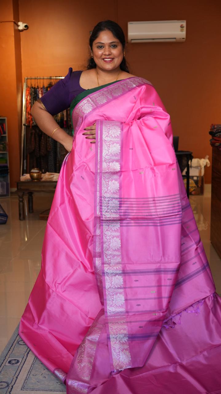 Chinnalampattu 6 Yards Saree - 03-08-02-14 (ROSY ENCHANT)