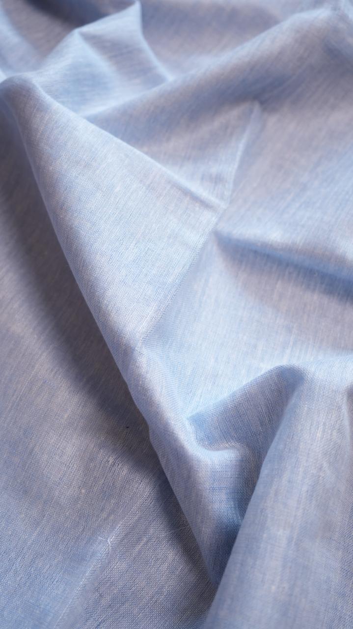 Baghalpuri Pure Linen Saree - 06-06-01-16 (MARIE CAT)