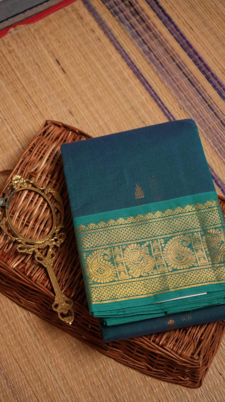 Kanchi Cotton Saree - 01-03-06-PCS-31 & 01-09B-05-29 (COMBO 1 - OONJAL)