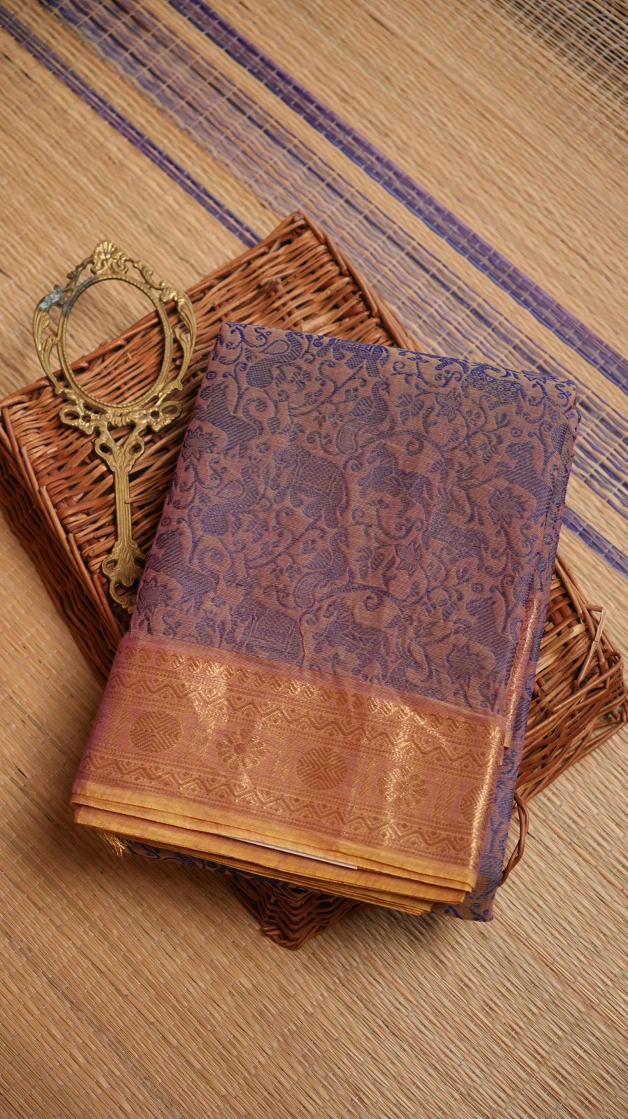 Kanchi Cotton Saree - 01-03-06-PCS-22 & 01-09B-05-33 (COMBO 4 - NICHAYATHARTHAM)