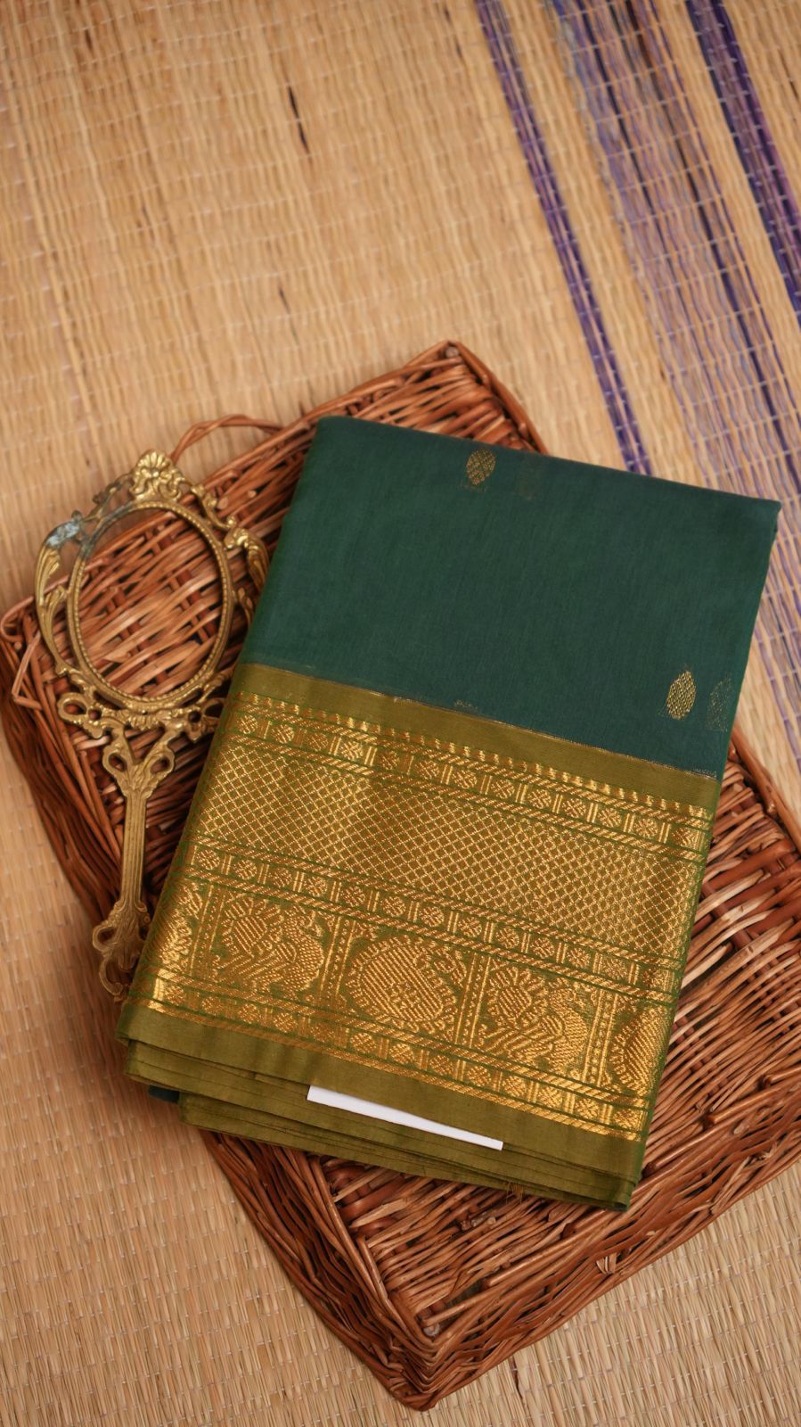 Kanchi Cotton Saree - 01-09B-03-33 & 01-09B-05-32 (COMBO 7 - SUMANGALI POOJAI)