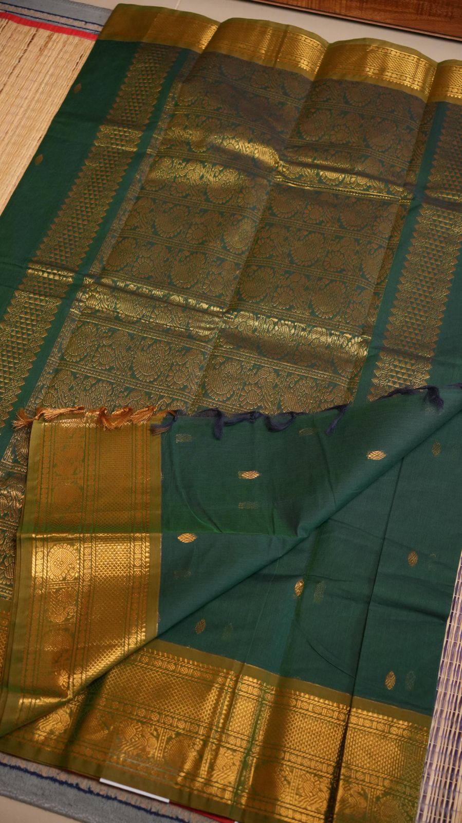 Kanchi Cotton Saree - 01-09B-03-33 & 01-09B-05-32 (COMBO 7 - SUMANGALI POOJAI)