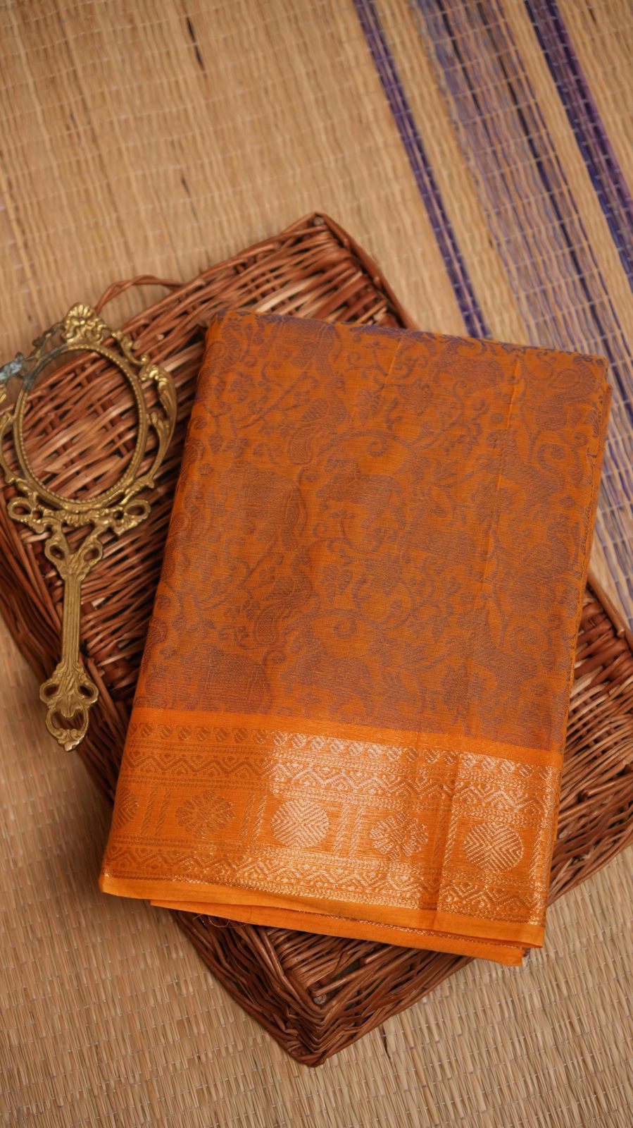 Kanchi Cotton Saree - 01-09B-03-33 & 01-09B-05-32 (COMBO 7 - SUMANGALI POOJAI)