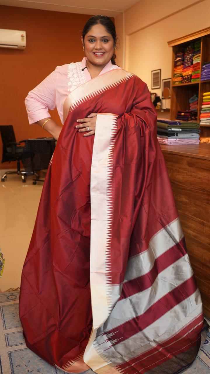 Kasuti Ilkal Saree -44-06-05-04 (STATEMENT ROUGE)