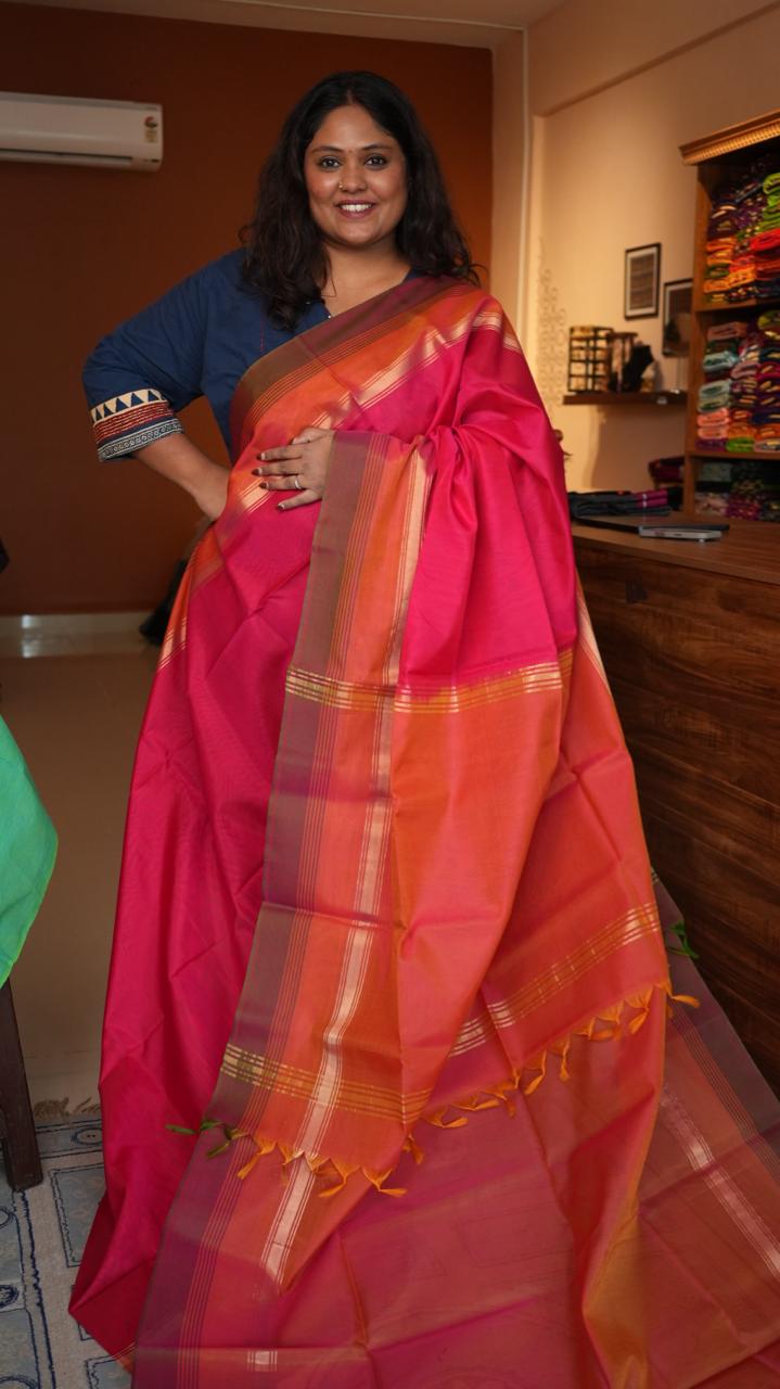 Kora Pure Silk Cotton Saree -04-06-06-01 ()