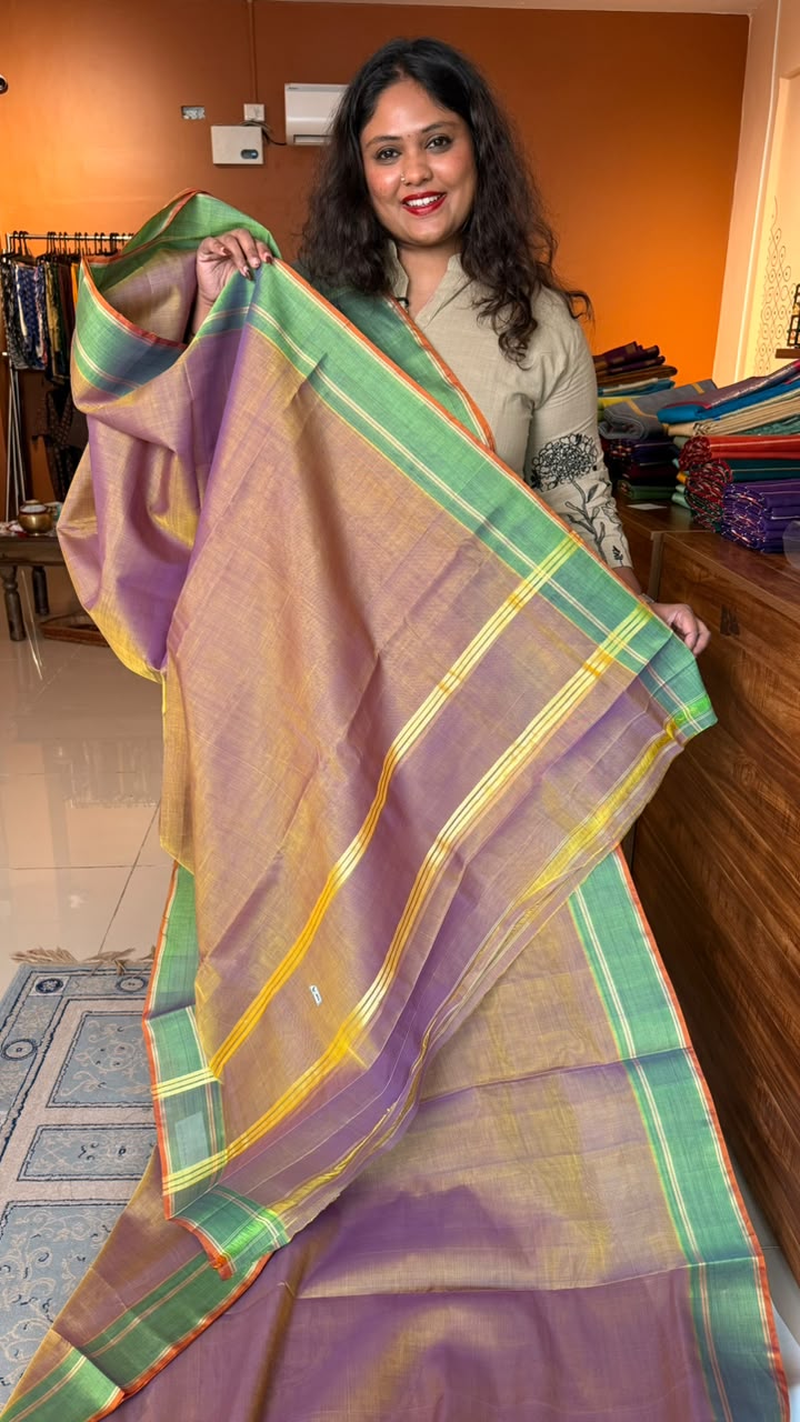 Devendra 10.5 Yards Madisar - 11-07D-04-7Y-01 - (KALEIDOSCOPE)