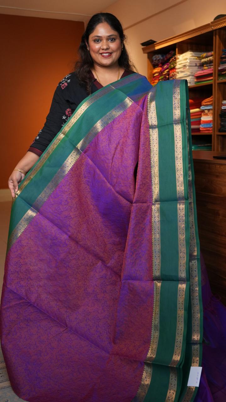 Kanchivaram Pure Silk Cotton Saree -01-08-11-01 (MAALAI OODHA)