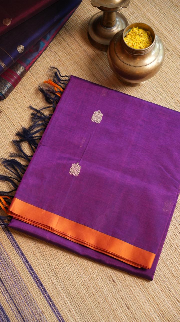 Kanchivaram Pure Silk Cotton Saree -01-08-01-01 (MALLI OODHA)