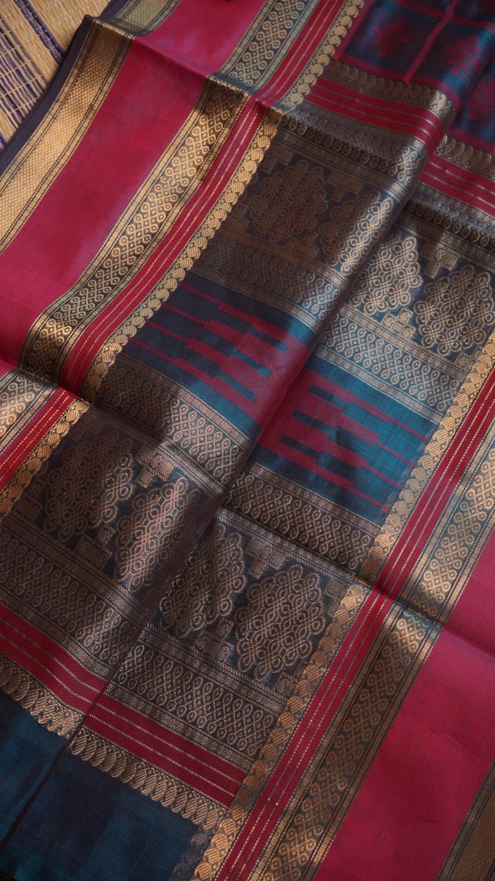 Kanchivaram Pure Silk Cotton Saree -01-08-10-03 (NUNGU)