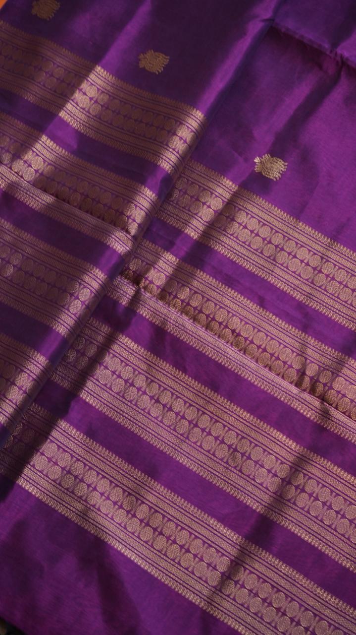 Kanchivaram Pure Silk Cotton Saree -01-08-01-01 (MALLI OODHA)