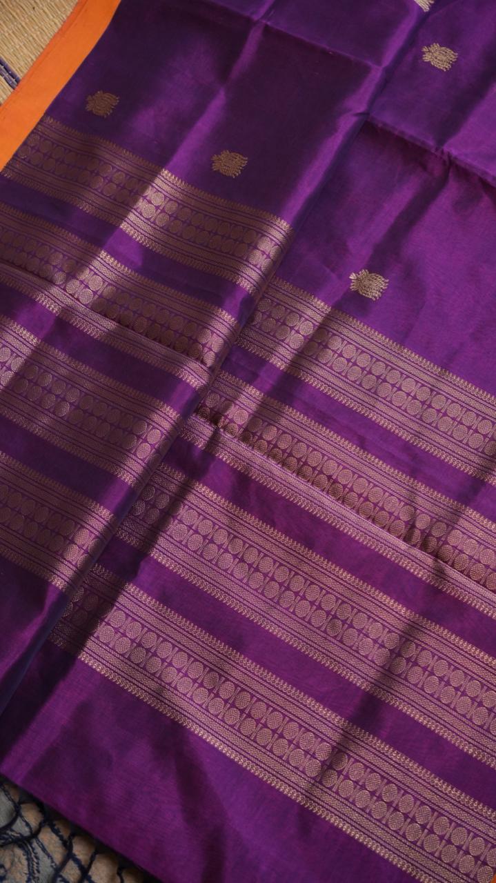 Kanchivaram Pure Silk Cotton Saree -01-08-01-01 (MALLI OODHA)