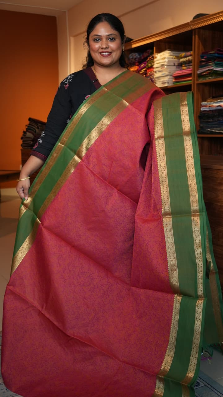 Kanchivaram Pure Silk Cotton Saree - 01-08-11-02