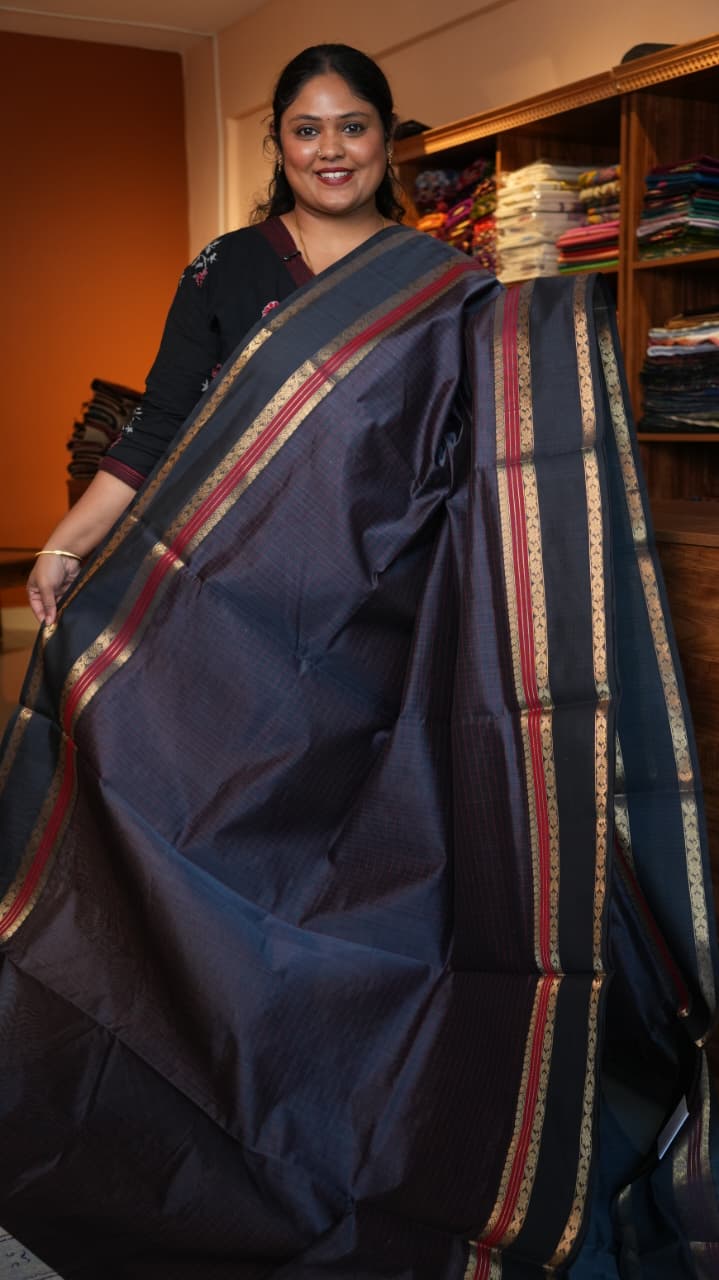 Kanchivaram Pure Silk Cotton Saree - 01-08-10-05