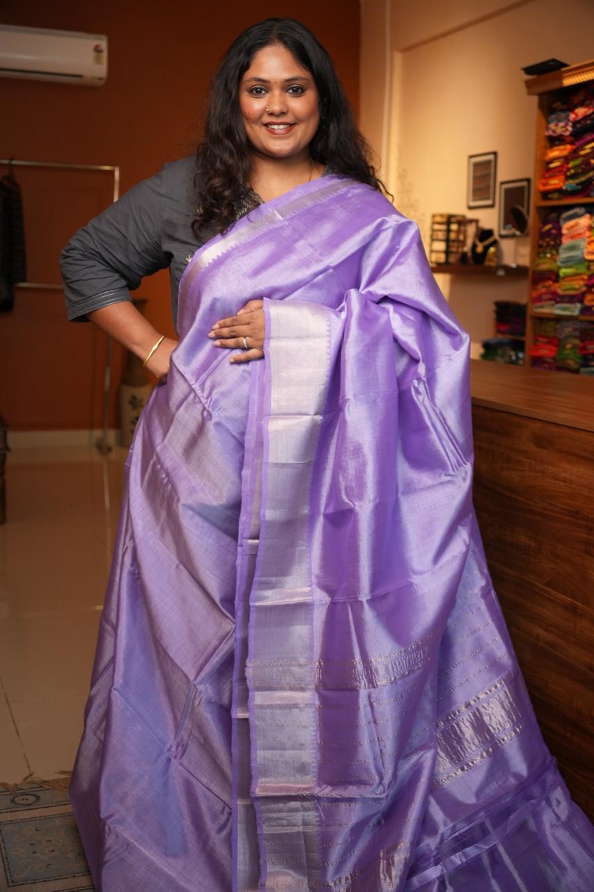 Mangalagiri Silk Cotton Saree -15-08-02-18 (LILAC PEARL)