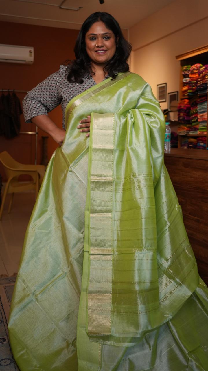 Mangalagiri Big Border Saree -15-08-02-14 (ANISE)