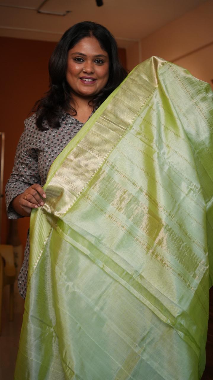 Mangalagiri Big Border Saree -15-08-02-14 (ANISE)