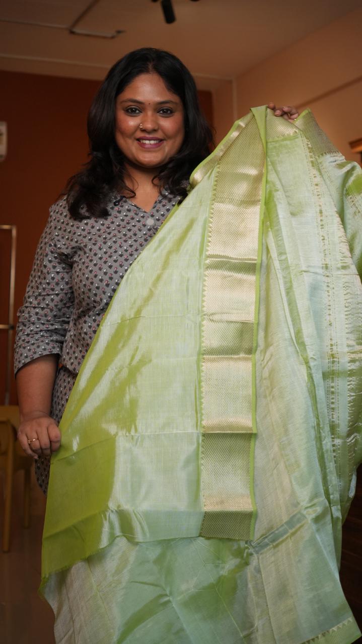 Mangalagiri Big Border Saree -15-08-02-14 (ANISE)