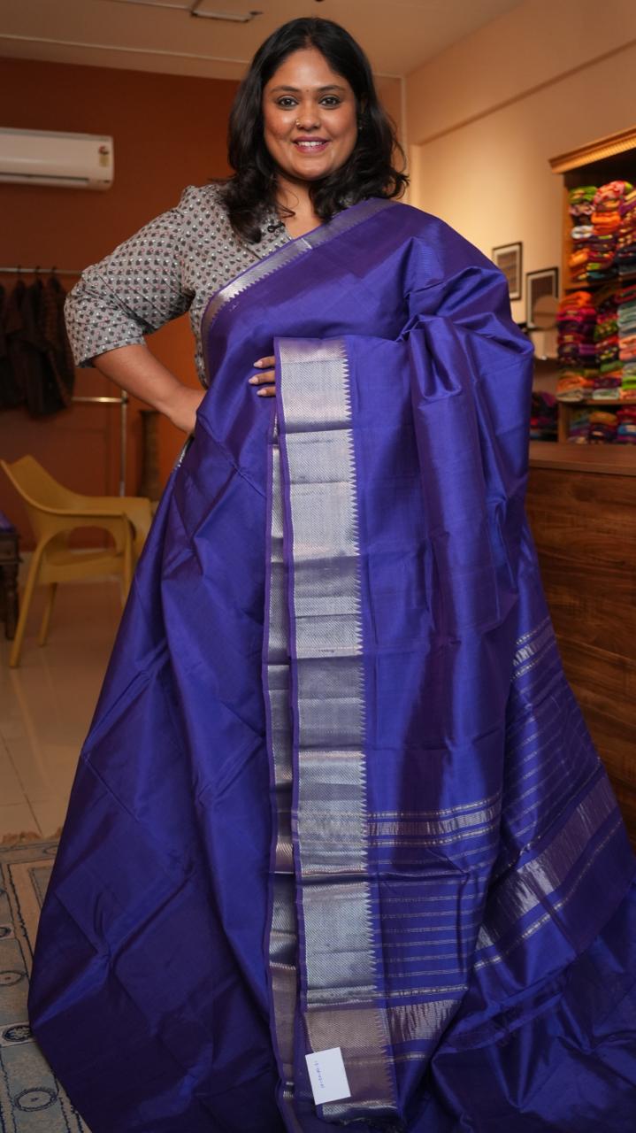 Mangalagiri Big Border Saree -15-08-02-01 ()