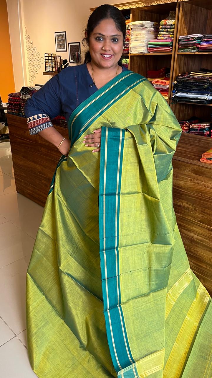 Devendra 7 Yards Saree - 11-08B-02-7Y-01 (Paneer Roja Plain Saree)