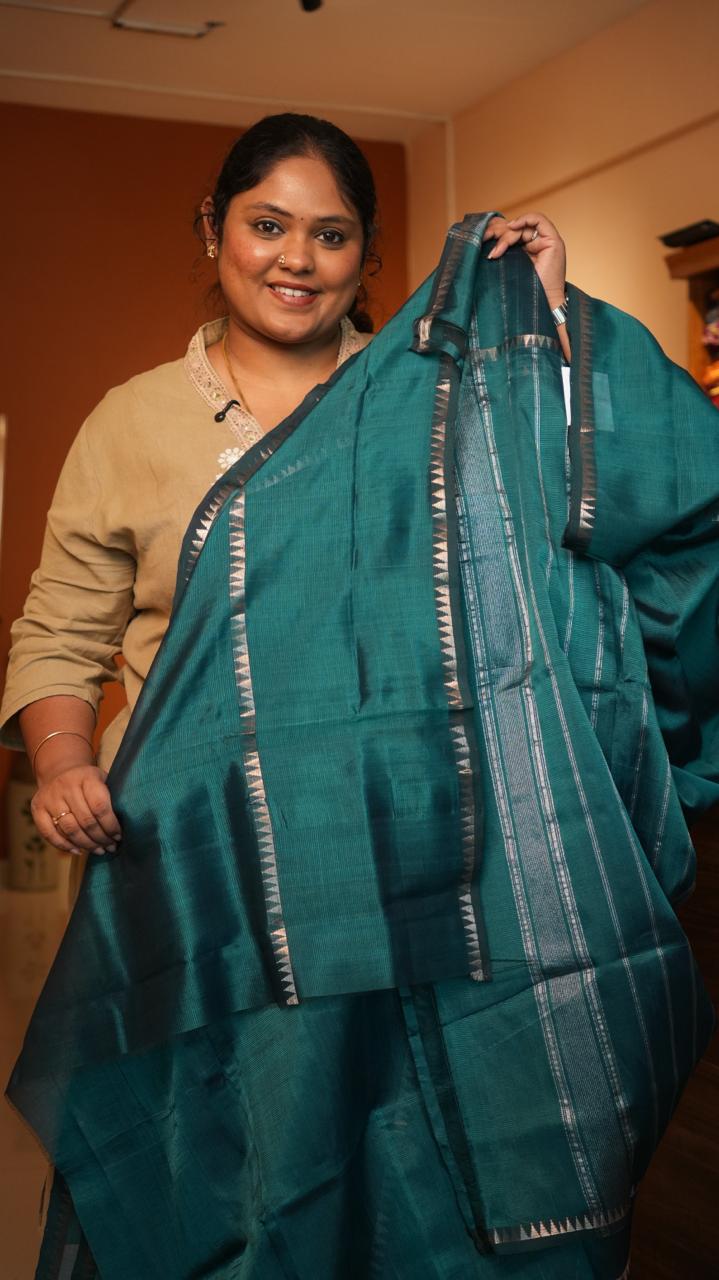 Mangalagiri Gap Border Saree - 15-08-04-05