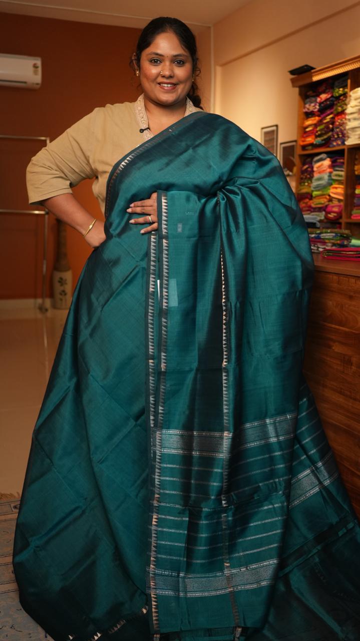 Mangalagiri Gap Border Saree - 15-08-04-05