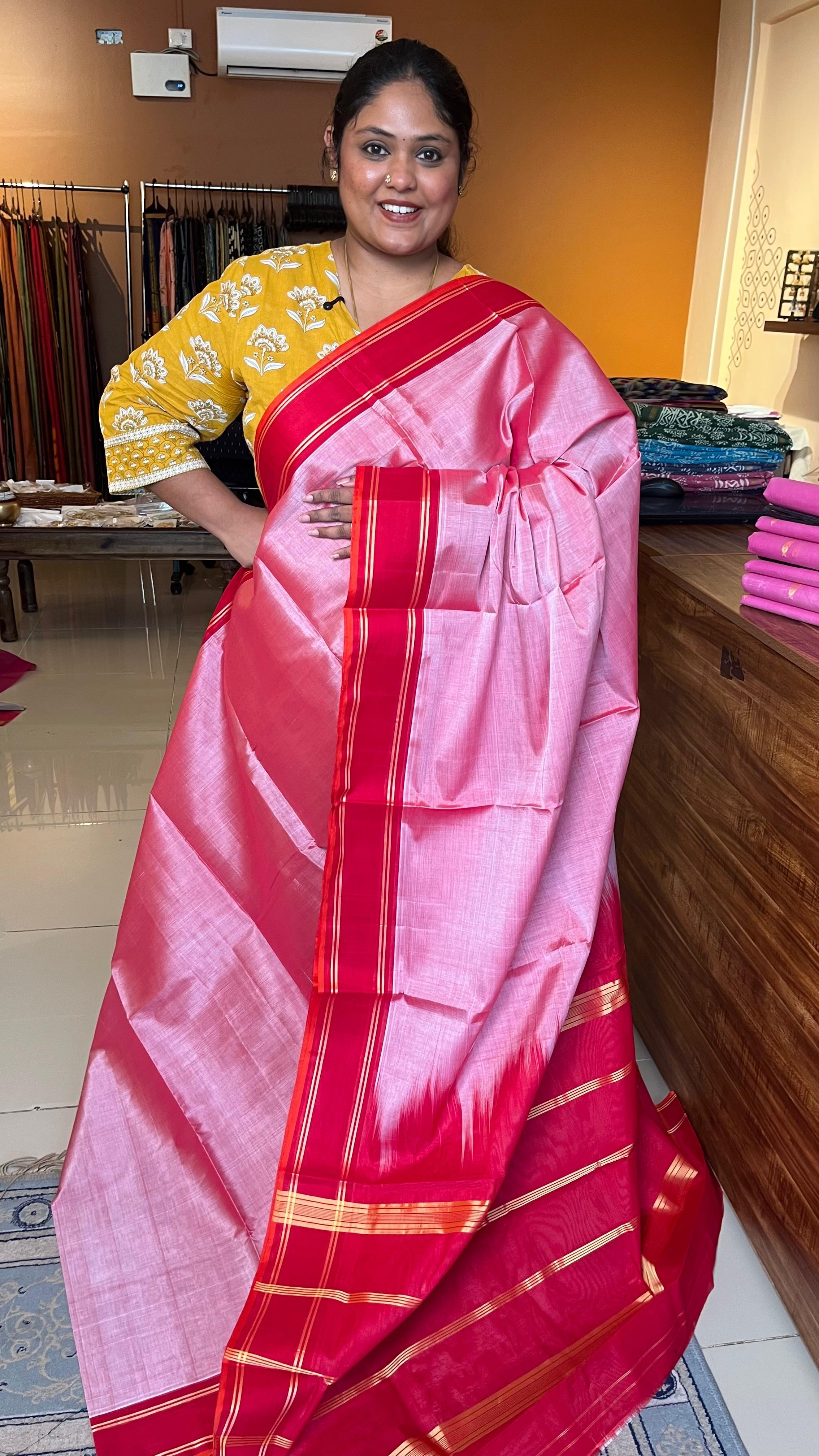 Devendra 7 Yards Plain Saree - 11-09-01-7Y-01