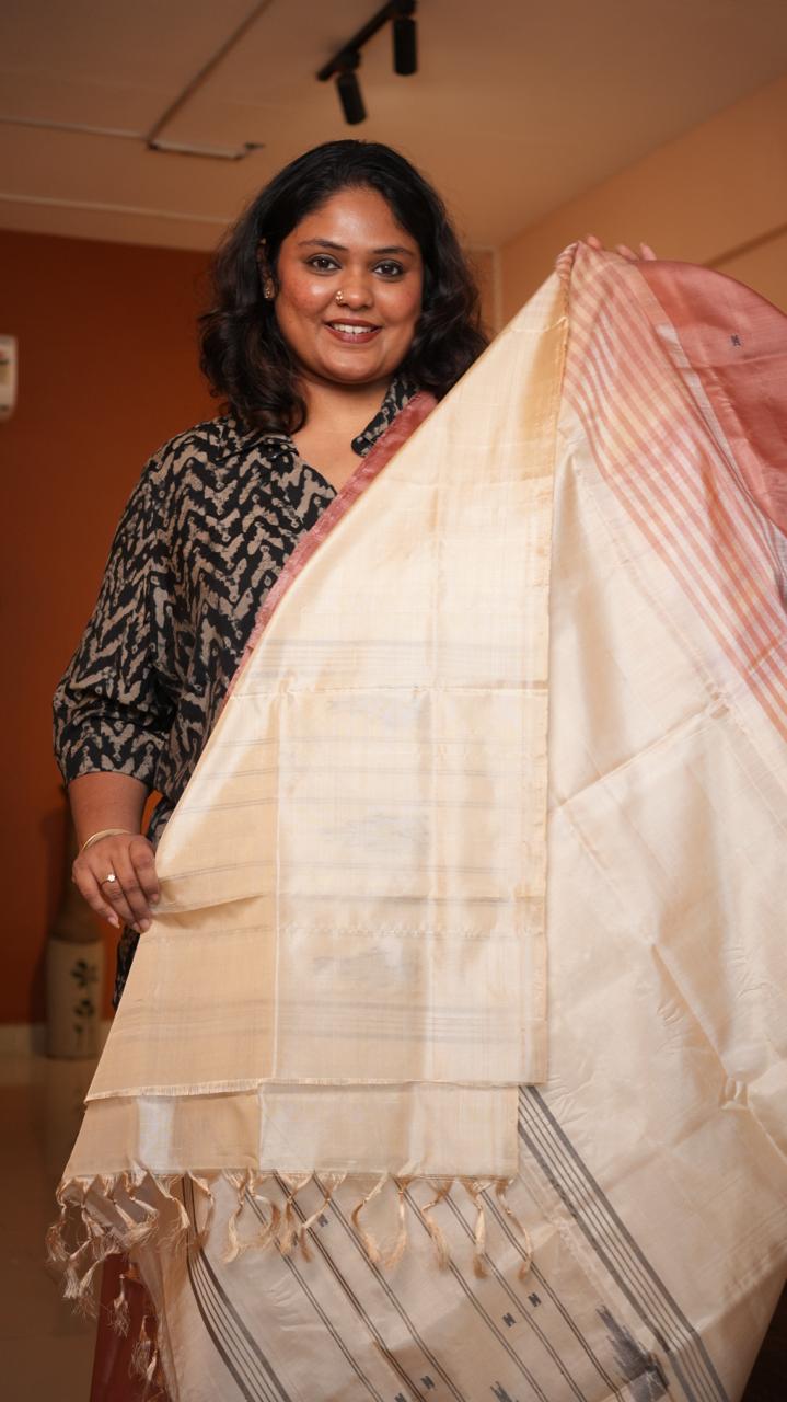 Chinnalampattu 6 Yards Saree - 03-09-01-05(NECTARINE)