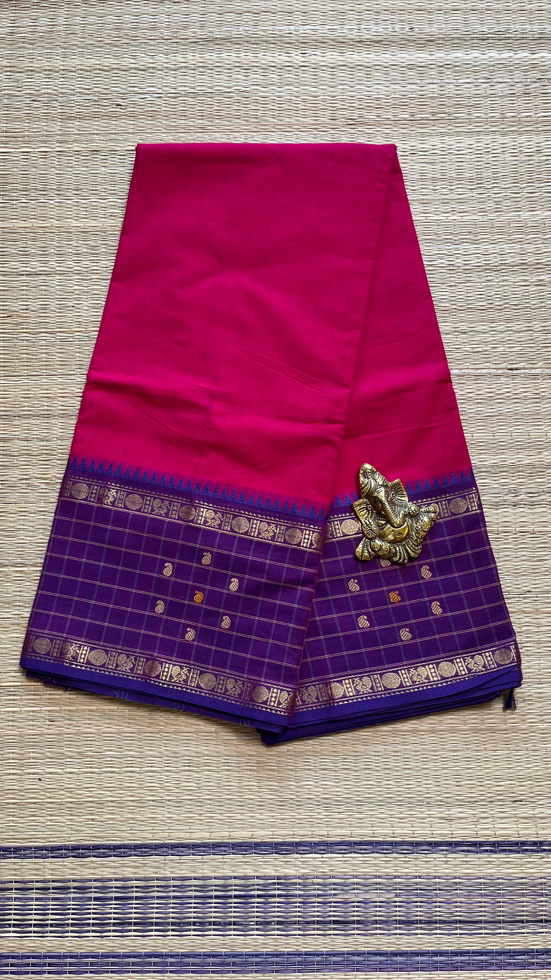 Kanchi Cotton Saree