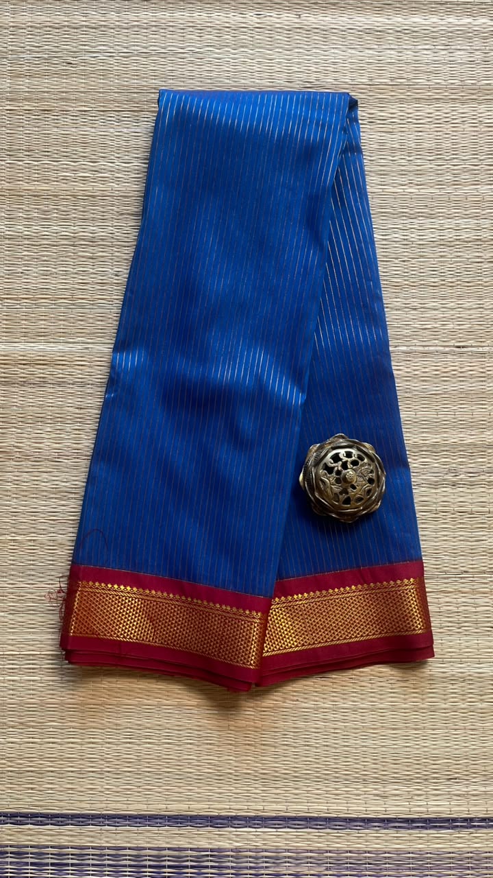 Kanchi Semi Silk Stripes Saree - 01-03-14-09